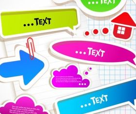 fine label 03 vector