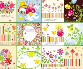 easter cartoon elements 04 vector