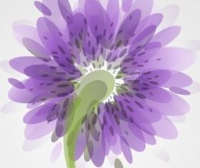 Abstract Flower Background Art vector