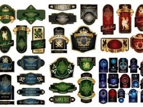 gorgeous label vectors