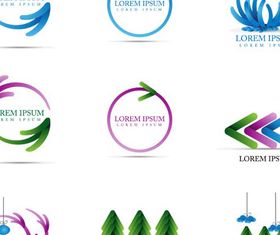 Abstract Arrows Logo vector graphics