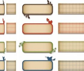 decorative banner vector