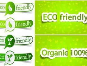 theme label banner design 2 vector