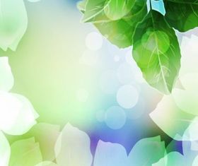 Beautiful Green Leaf Background vectors graphic