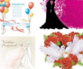 wedding theme vector