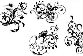 Hand Drawn Floral vectors