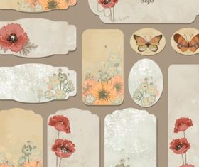 label pattern vectors graphic