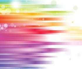 Abstract Rainbow Background vector set