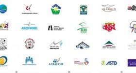 fine logo set vector