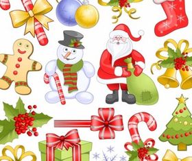 Christmas Elements Set vector graphics