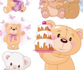 cute cartoon bear vector
