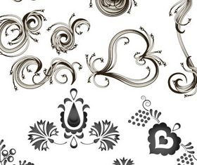 Floral Ornaments Elements 2 vector