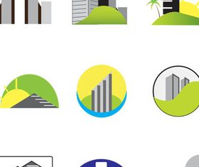 Real Estate Logotypes 11 Illustration vector