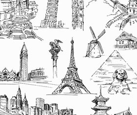 World Landmark Elements 2 vectors graphics