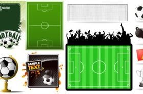 football theme creative vector