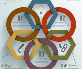 Infographics Backgrounds 20 vector material