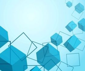 Cubes Background vector