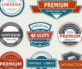 Vintage Labels free design vector