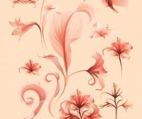 Flower free art vector