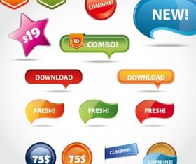 beautiful and practical icon 02 vector graphics