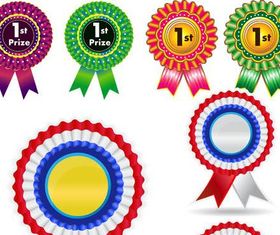 Shiny Award Ribbons vector
