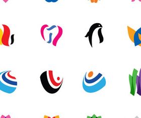 Abstract Style Logotypes 12 vectors graphic