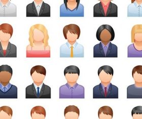 Business People Icons Free vector graphics