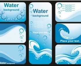 Beautiful Water Background Image vectors