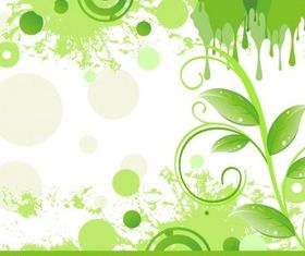 Abstract Floral Background set vector