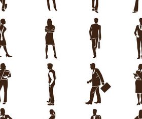 Business People Set 4 vector graphic