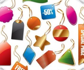 sale tag set vector