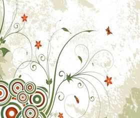 Floral Background free vector