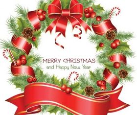 Christmas Wreath Vector