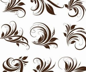 Floral Elements for Design vectors