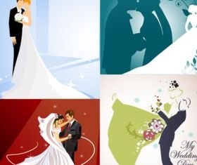 4 wedding wedding theme vector