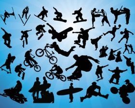 Action Sports vector