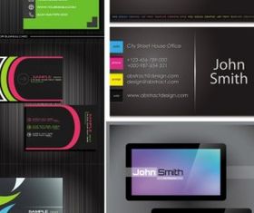 business card templates Illustration vector
