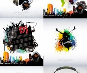 trend music posters vector graphics