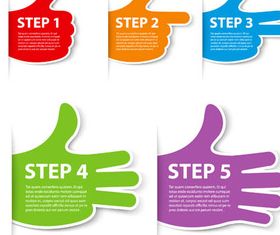 Shiny Step Symbols vector