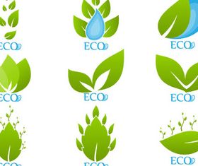 Different Ecology Elements vector set