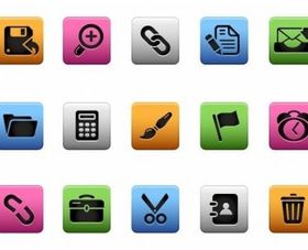 Interface Icons vector