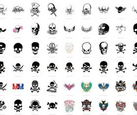 trend skull series 2 54 vector