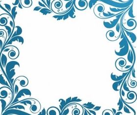 Floral Frame Illustration vectors