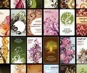 fashion pattern subject card background vector