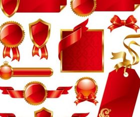 ribbon theme vectors