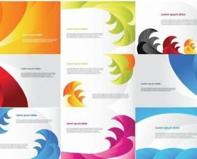 Color Business Cards Vector