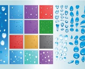 Water Drops vector