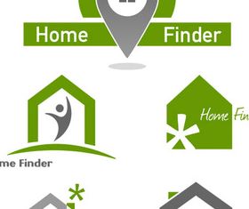 Real Estate Logotypes 9 vector design