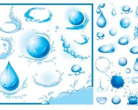 different forms water vector