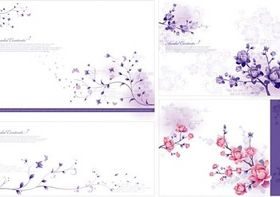 elegant flower pattern vectors graphics